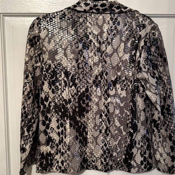 Ruby Rd Faux Snakeskin Jacket - Picture 9 of 9